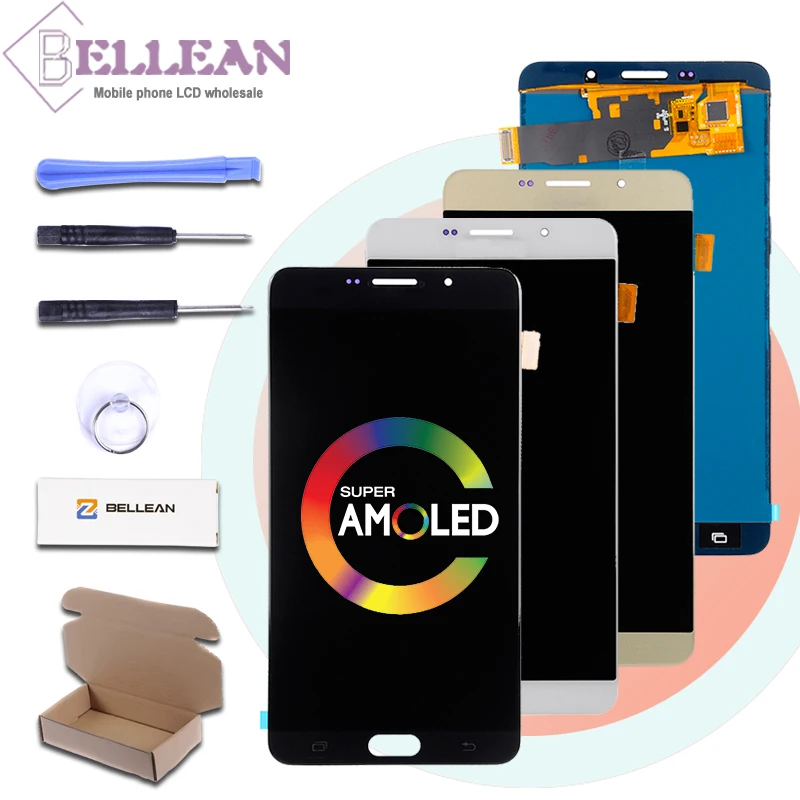 Dinamico Discount A9 LCD For Samsung Galaxy A910 Lcd A9 Pro A9000 A900 Display Touch Screen Digitizer Assembly Free Shipping