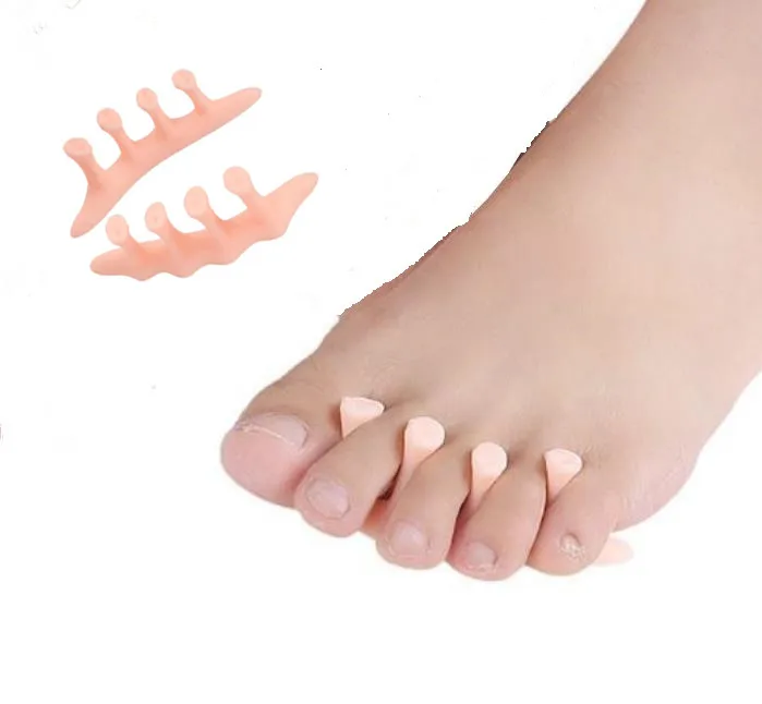 

2pcs/lot Silicone Toe Spreader Separator Straightener Bunion Pain Relief Hallux Valgus Corrector Foot Care Tool Thumb Alignment