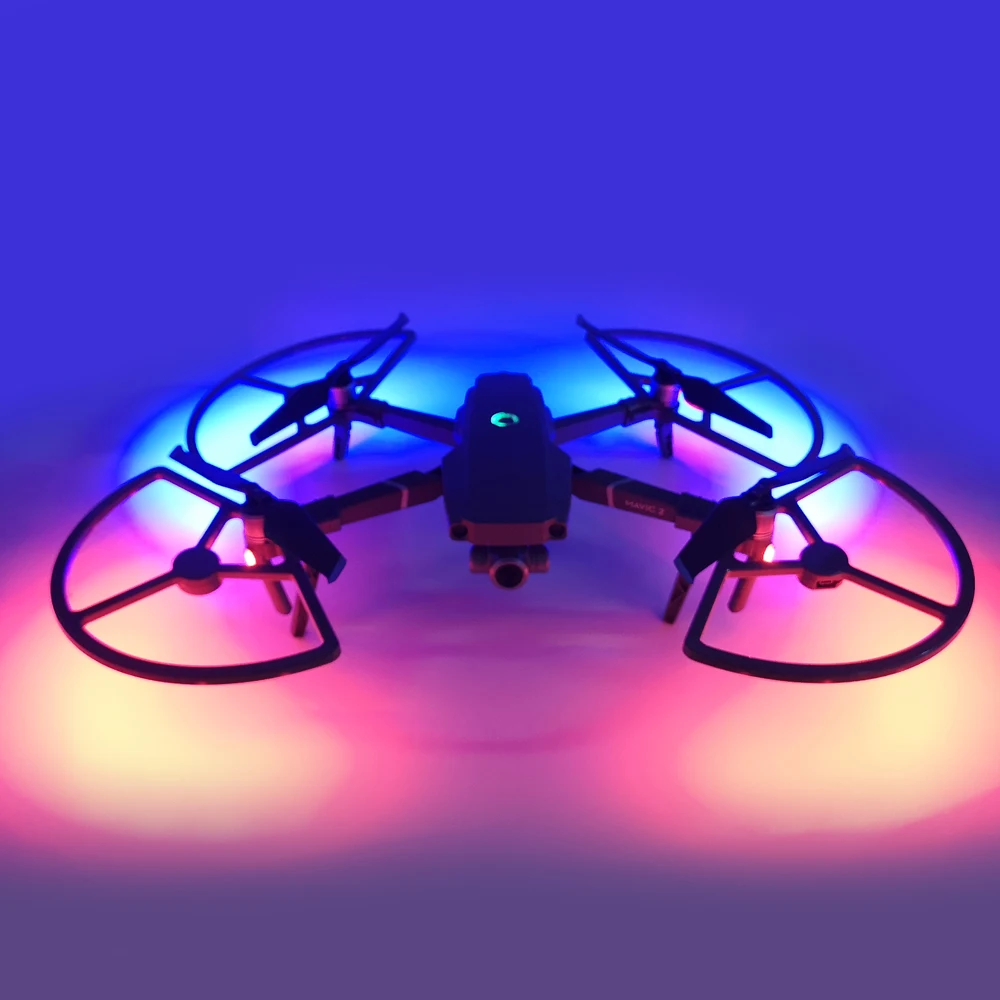 Anti-Collision-LED-Luminous-Night-Light-Prop-Scratch-proof-Guards-Loop-For-DJI-Mavic-2-Pro (2)