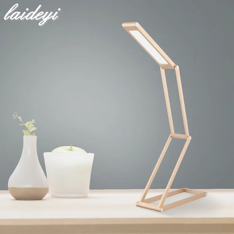 

LAIDEYI Portable LED Desk Lamp 360 Degree Folding Table Lamp Eye Protection Reading LED Lamp Working Camping Night Light