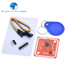 Módulo inalámbrico TZT PN532 NFC RFID, Kits de usuario V3, modo lector escritor, S50 tarjeta IC, PCB, Attenna I2C IIC SPI HSU para Arduino