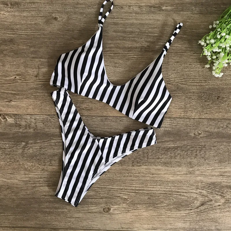 Bikini Comprar Cebra Sexy Blanco Traje De 2018 Nuevo Y Tanga Baño 6bfI7gyvY