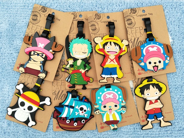 IVYYE one piece Luffy Chopper аниме аксессуары для путешествий багажная бирка на чемодан ID адрес портативный держатель тегов багажная этикетка Новинка