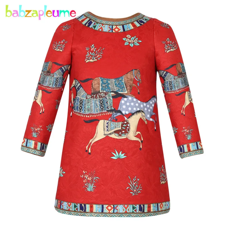 

babzapleume spring autumn baby girls clothes princess dress long sleeves cartoon cute kids dresses for children clothing BC1505
