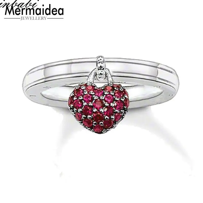 

Rings Heart 925 Sterling Silver Romantic Gift For Women Jewelry Eternity Rings Fashion Jewelry Wholesale