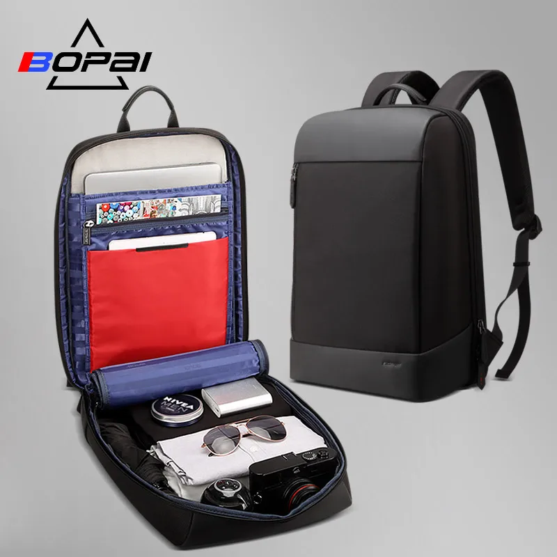 

New Nylon Teens Backpack Men Laptop Back Packs Black Waterproof Boys School Bagpacks 15.6 Inch Laptop Backpacks Business Travel