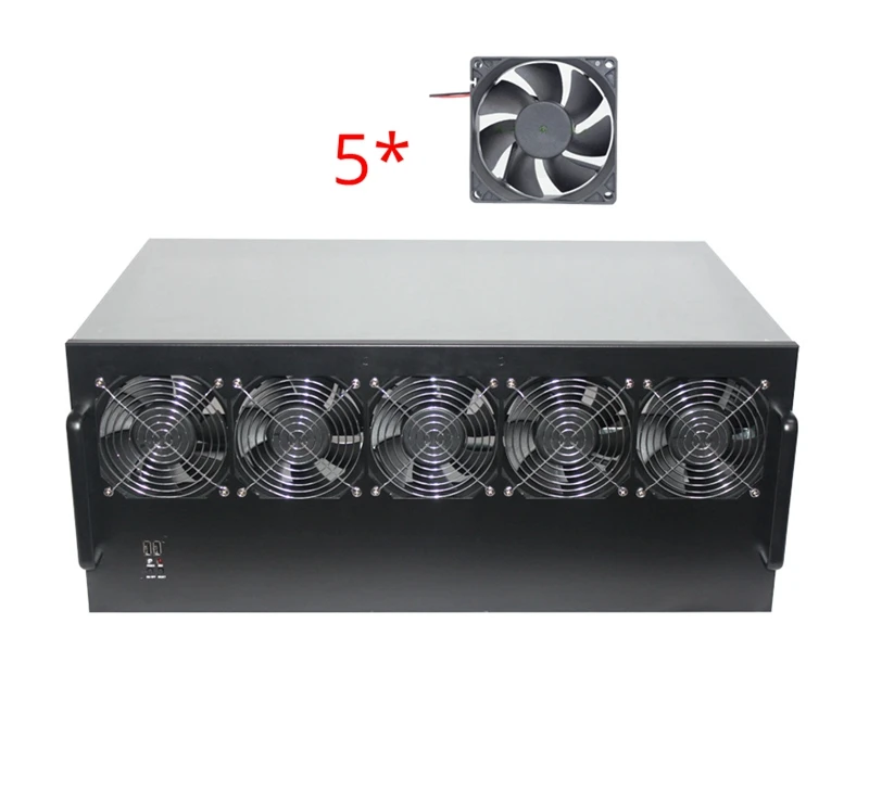 

Crypto currency mining rig case USB miner sever rack frame Aluminum housing 12 graphics card gtx1060 1070 RX480 470 ETH ZEC XMR