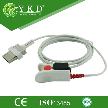 

Nonin asult spo2 sensor, 8 pin pulse oximeter spo2 sensor/probe, medical TPU cable