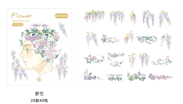 花花草草系列烫金贴纸包详情页_16