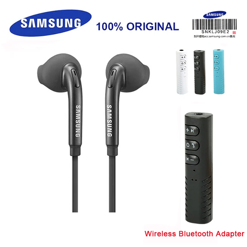 Проводные наушники SAMSUNG 3 5 мм с беспроводным Bluetooth адаптером 1 2 м вкладыши