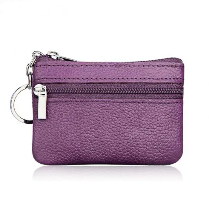 Кожа PU портмона Для женщин небольшое изменение Деньги сумки карман кошельки Key Holder Case молния мини мешок best распродажа- WT