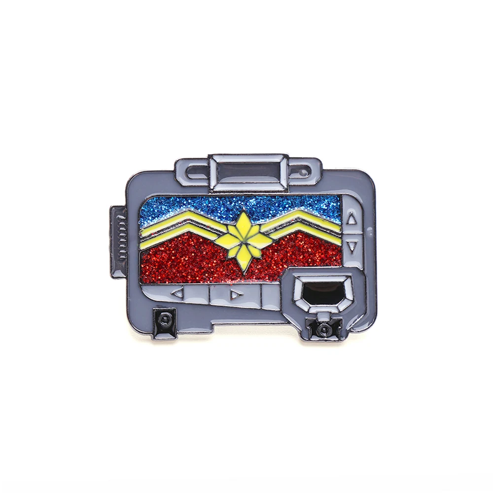 

Captain Marvel/Nick Fury Pager Brooch Women Enamel Pin Vintage Lapel pins Infinity War Jewelry Gift the Avengers 4 Accessories