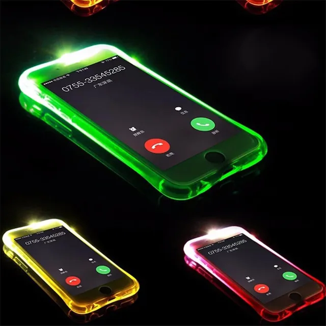 Remind Incoming Call Case For HUAWEI P8 Lite P8Lite 2016 LED Flash Light Cover Gel Phone Bag