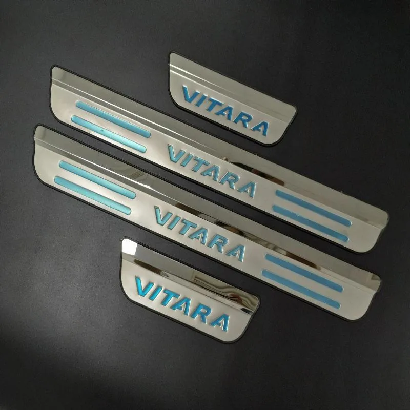 Для 2016 2017 Suzuki Vitara дверной порог Gaurds нержавеющие двери и подоконники защитная