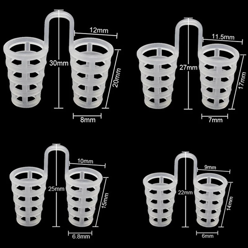 8 шт./компл. для носа, против храпа вентиляционное отверстие стоп храп нос зажим на вентиляцию анти храп сна апноэ носовые расширительное
