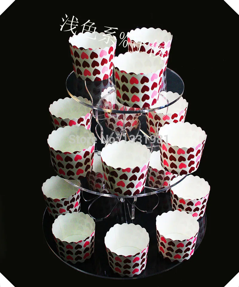 3 Tier Acrylic Cake Stand/Cake Pops Display Stand The butterfly cupcake