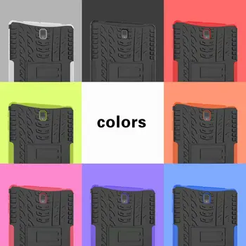 

Tire Pattern Dazzle slim Armor Kickstand 2 in 1 PC TPU Rugged Shockproof Heavy Duty case for Samsung Tab S4 10.5' T830 T835