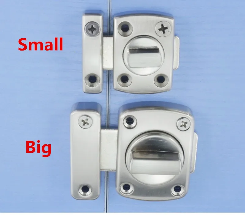

Stainless Steel Door Security Chain Guard Fastener Door Latch Locks for Home Safety WC Bathroom Door Lock W/Screw