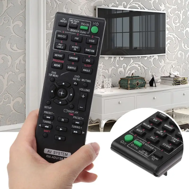 Remote Control Replace RM ADU138 Audio Video Receiver for Sony AV Home