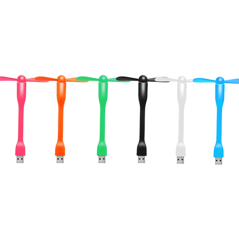 Micro USB Type C Lighting Mini Mobile Phone fan Gadget Flexible Cool
