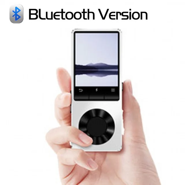 Металлический MP3-плеер Bluetooth 4,2 портативный аудио 4G 8GB музыкальный плеер без потерь со встроенным динамиком fm-радио, рекордер, электронная книга, часы - Цвет: white With Bluetooth