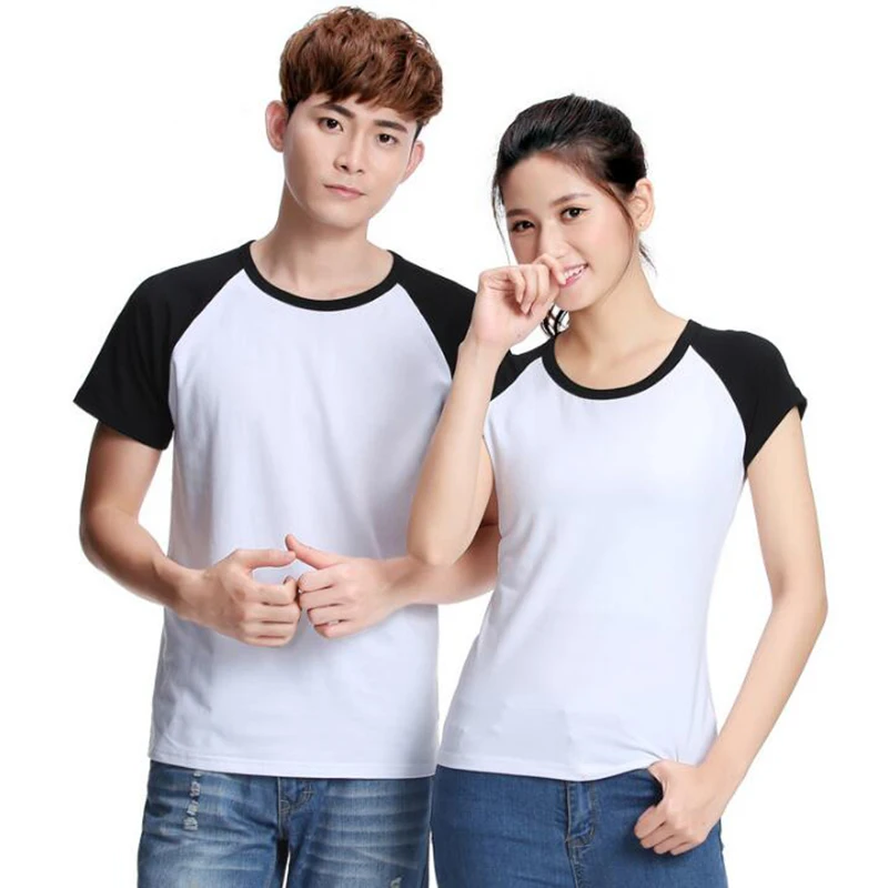 Summer Couple Clothes Blank T shirt 