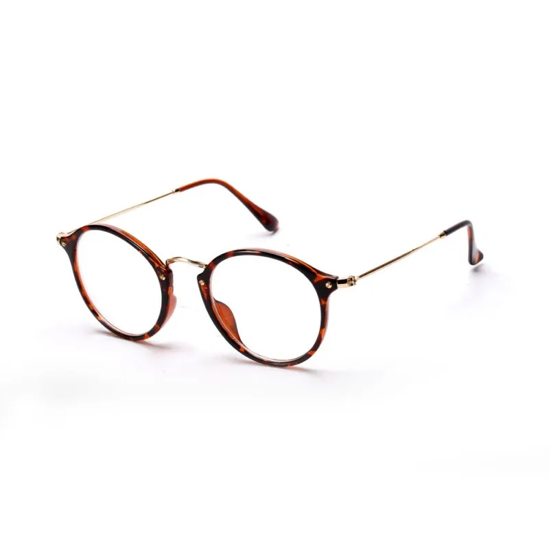 Для женщин Для мужчин Винтаж круглые очки кадры Ретро Мода оптические очки металлический каркас очки
