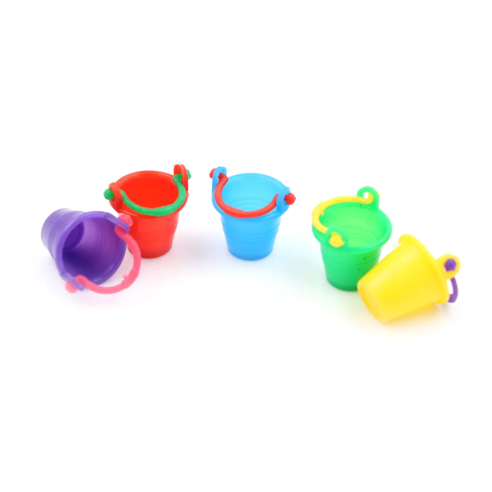 Кукольный домик 1:12 весы пластик Pretnd Play Bucket игрушечный садовый инструмент фея