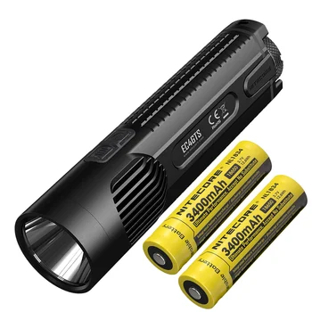 

Free Shipping NITECORE EC4GTS 1800 Lumens Torch with 2 x 18650 Batteries Outdoor Camping Flashlight High Performance Searchlight