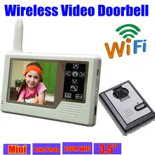wireless video door phone intercom wifi Doorbell IR Nightvision Camera video door bell Monitor home surveillance system