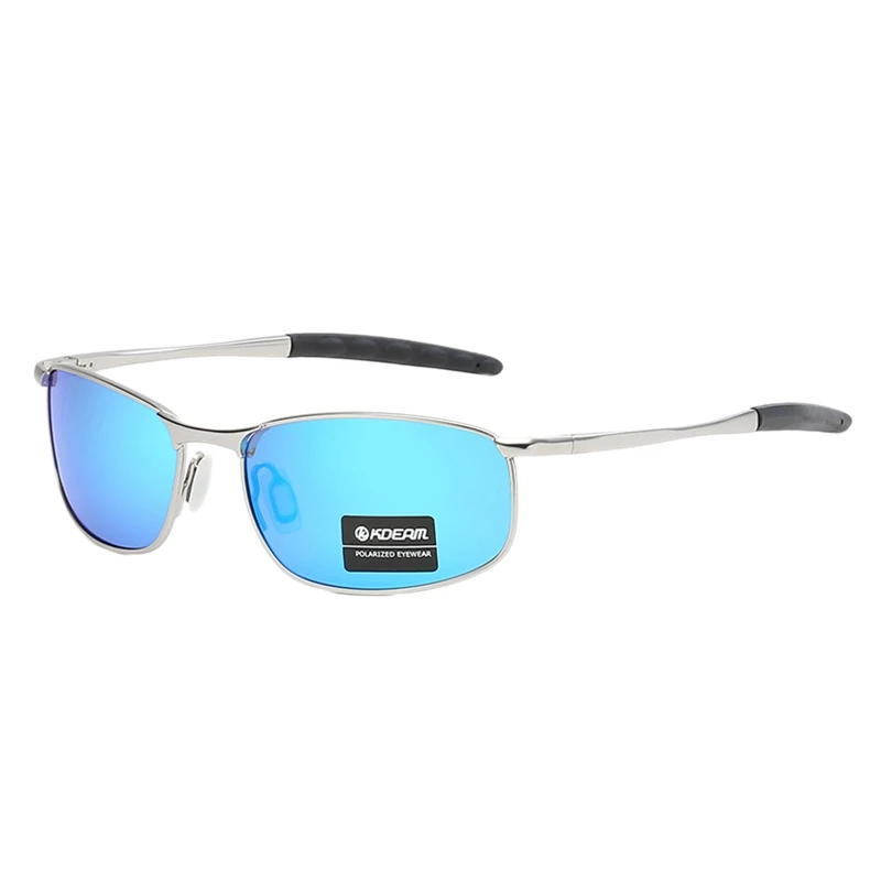 Kdeam поляризационные солнцезащитные очки для мужчин, модные квадратные солнцезащитные очки для вождения, мужские крутые солнцезащитные очки - Цвет: type  3