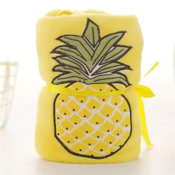 

Nap blanket Super Soft Cozy Velvet Plush Blanket Fruit Printing Soft Children's Blanket Couch Throw Travel Warm Blanket Flannel