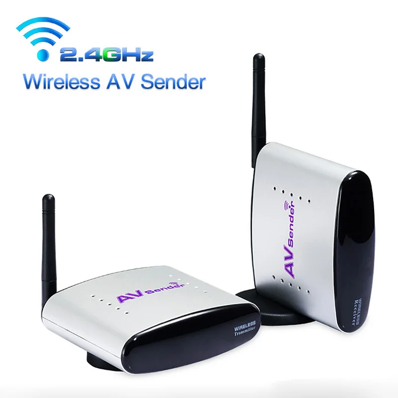 

New 150M 2.4G AV Sender Wireless Transmitter Receiver Audio Video TV Transmitter for DVD STB DVR