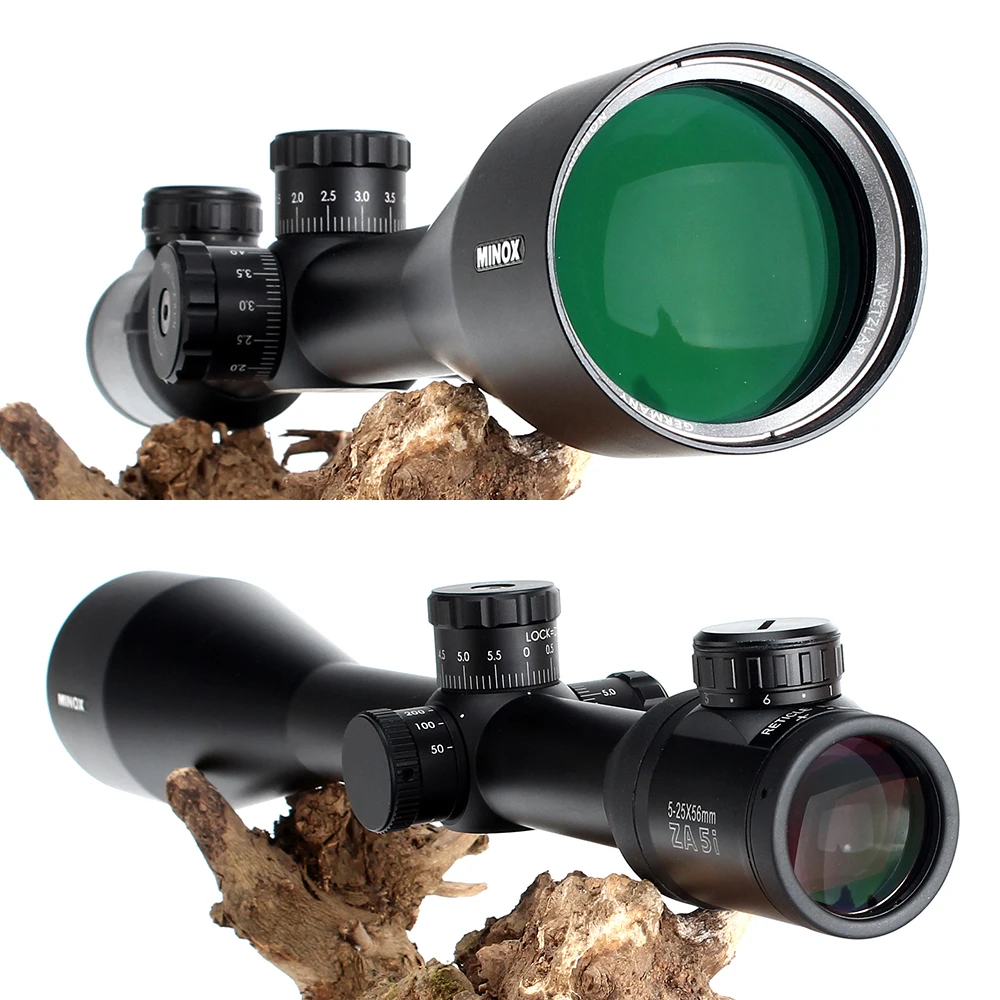 MINOX ZA 5i HD 5-25x56 SFIR Hunting Riflescopes Illuminated Glass Etched Reticle Side Parallax Turrets Lock Reset Shooting Scope (2)