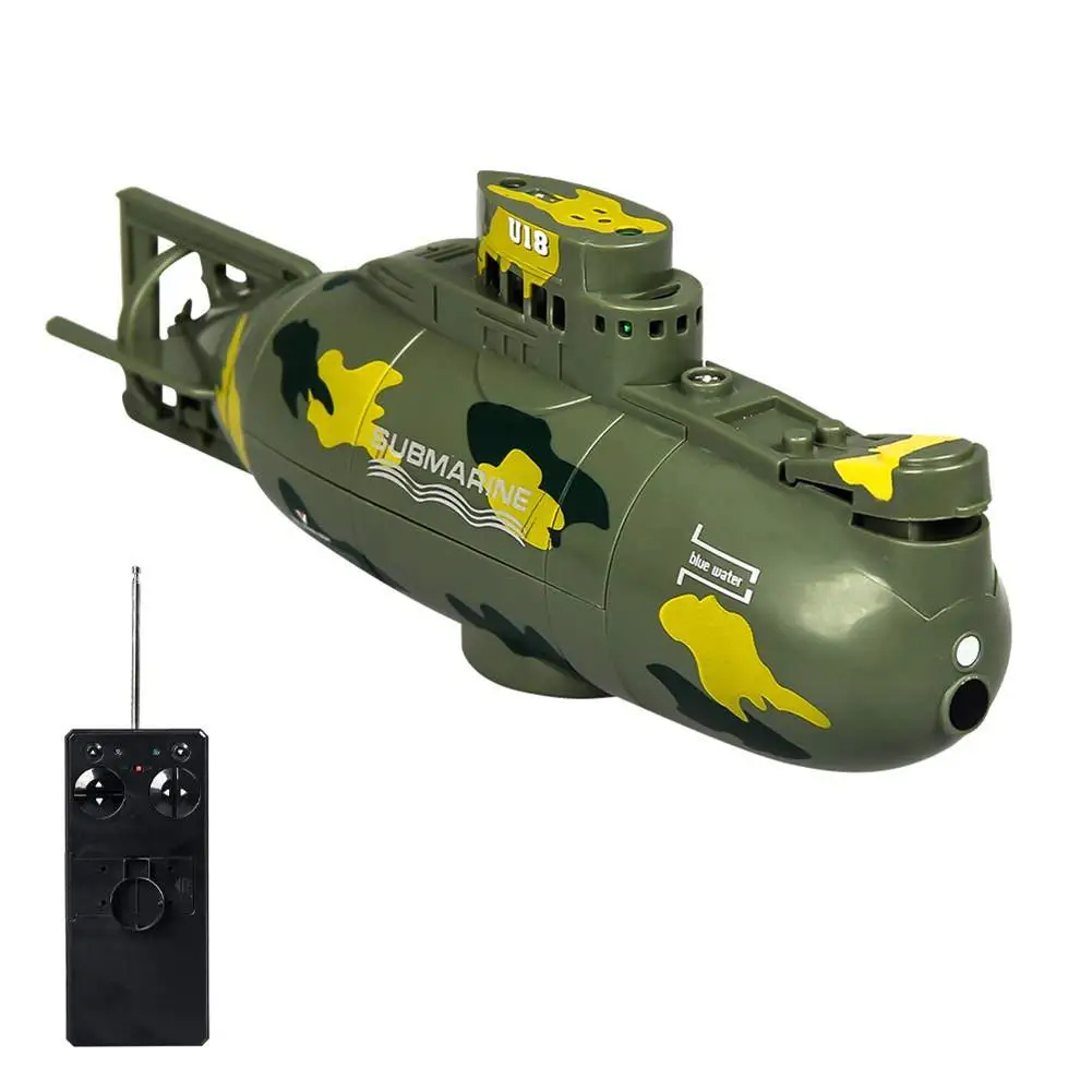 RCtown Speed Radio Remote Control Electric Mini RC Submarine Race Boat Ship Kids Toy - Цвет: green