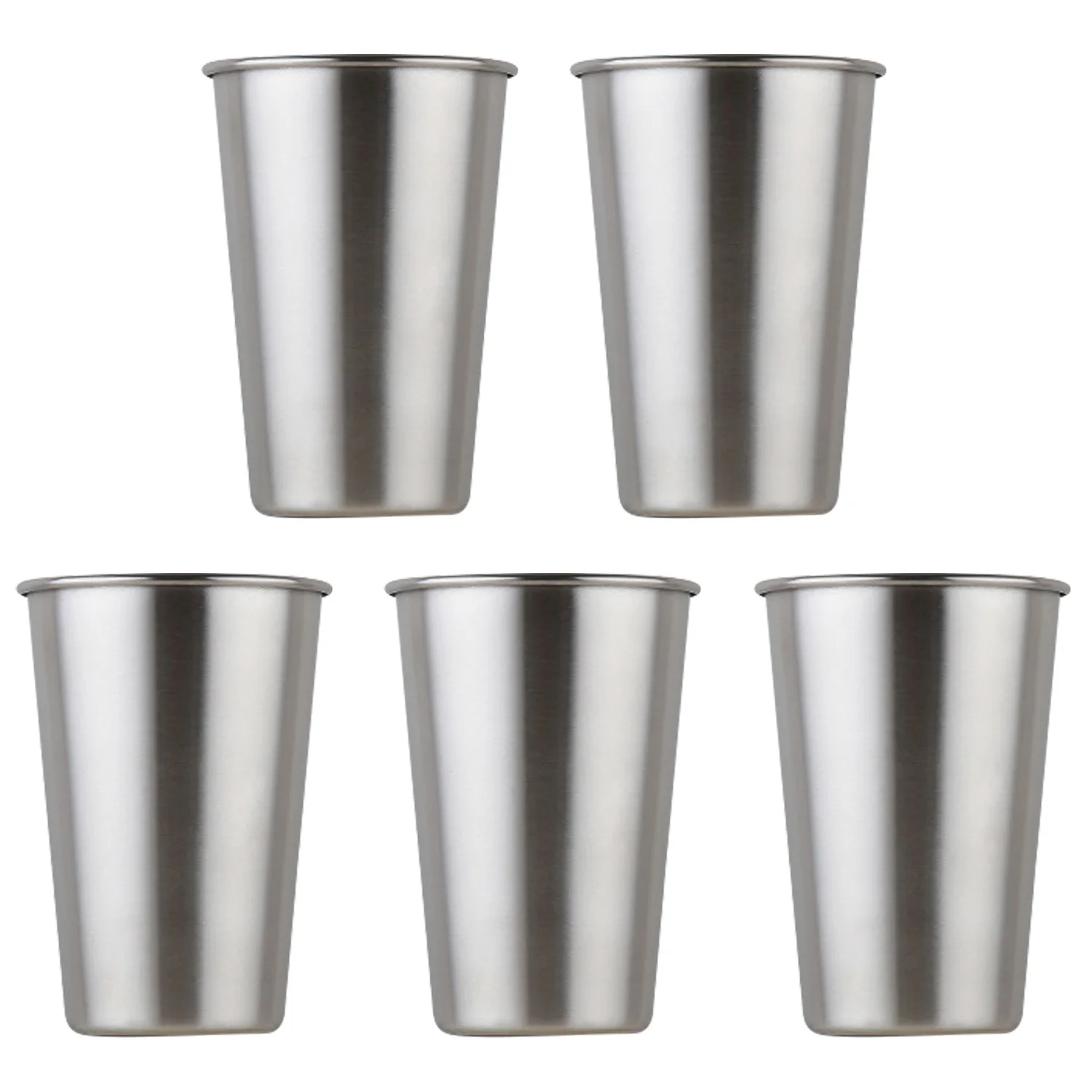 Buy Behogar 5pcs 500ml 17oz Stackable Stainless Steel