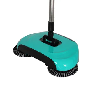 

Automatic Cleaning Push Sweeper Broom Dustpan Trash Household Hand Sweeping Machine Without Electricity 360 Degree Rotating