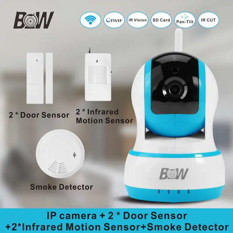 Mini Wireless IP font b Camera b font 2 font b Door b font Infrared Motion