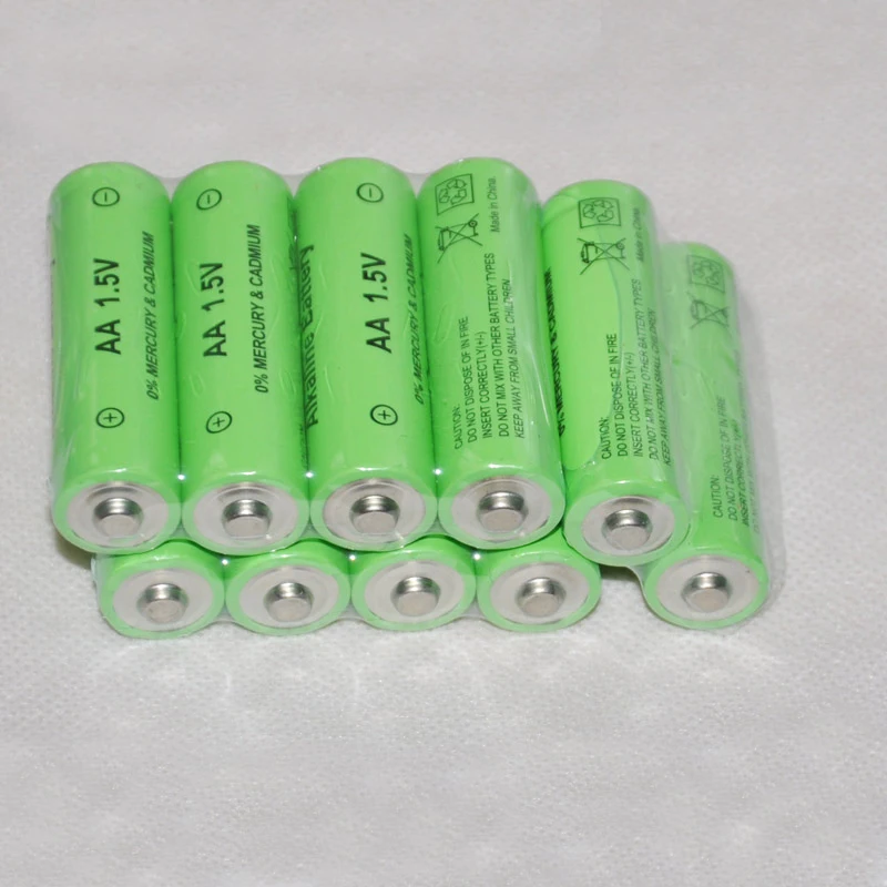 4 10 шт. перезаряжаемая батарея UNITEK 1 5 v AA 14500 cell 3000mah Щелочная для светодиодного