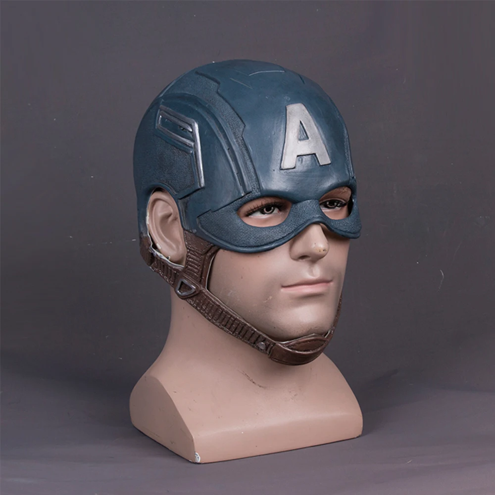 Капитан Америка маски фильм косплей костюм реквизит Хэллоуин супергерой Латексная Маска DC коллекционные игрушки