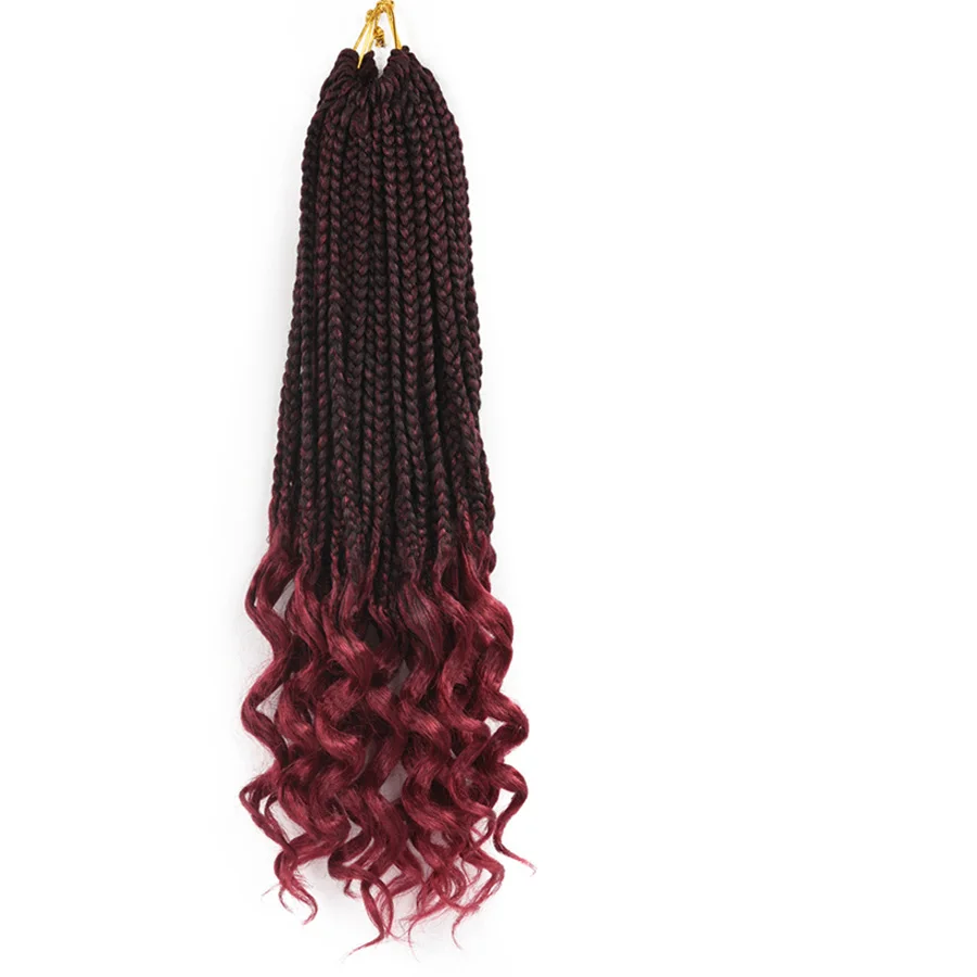 box braids culry ends 4