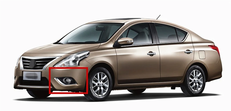 Автомобильная проблесковая 2 шт. для Nissan Almera Latio Sunny, Versa DRL Габаритные огни дневного света налобный противотуманный фонарь