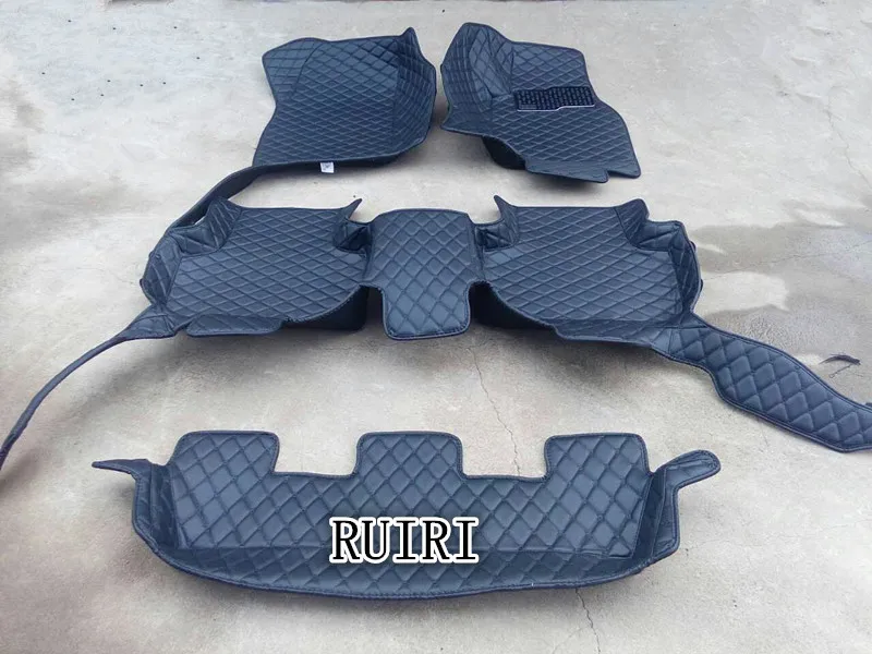 Good quality! Custom special car floor mats for Right Hand Drive Hyundai Santa Fe 7seats 2017-2013 durable carpets | Автомобили и