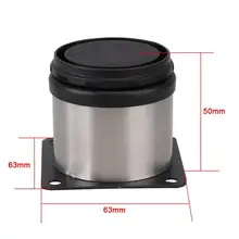 50 мм Нержавеющая сталь ноги металлический стол ножки для мебели Кабинета " Dia Регулируемая подставка набор из 4