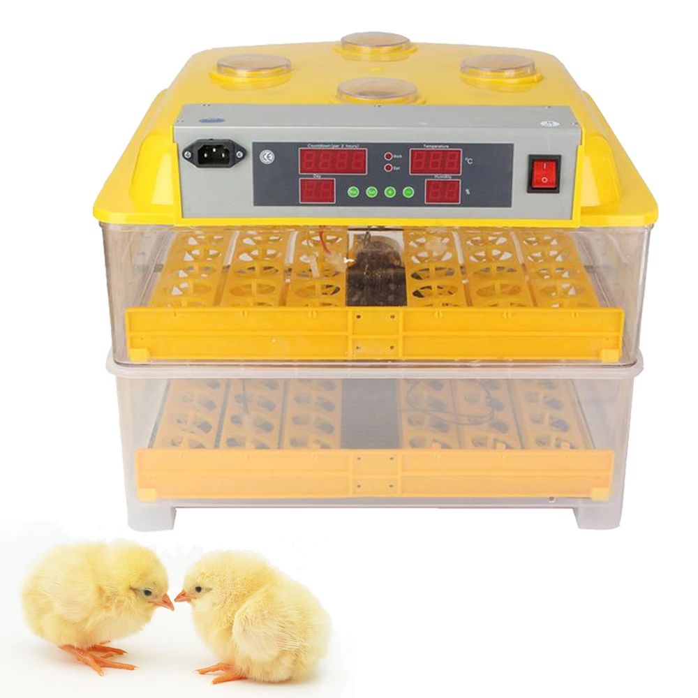 

96 Eggs Incubator Automatic Egg Incubator Hatcher Hatchine Machine for Chicken Duck Pigeons Quail Bird Incubators Hatching Eggs