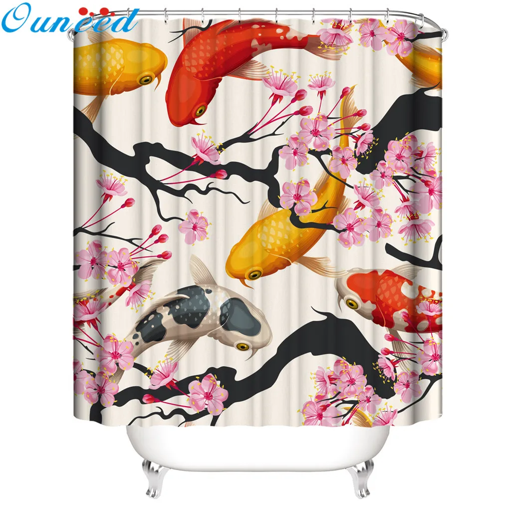 Ouneed Douchegordijn Mooie Zee View Waterdicht Douchegordijn Schoonheid