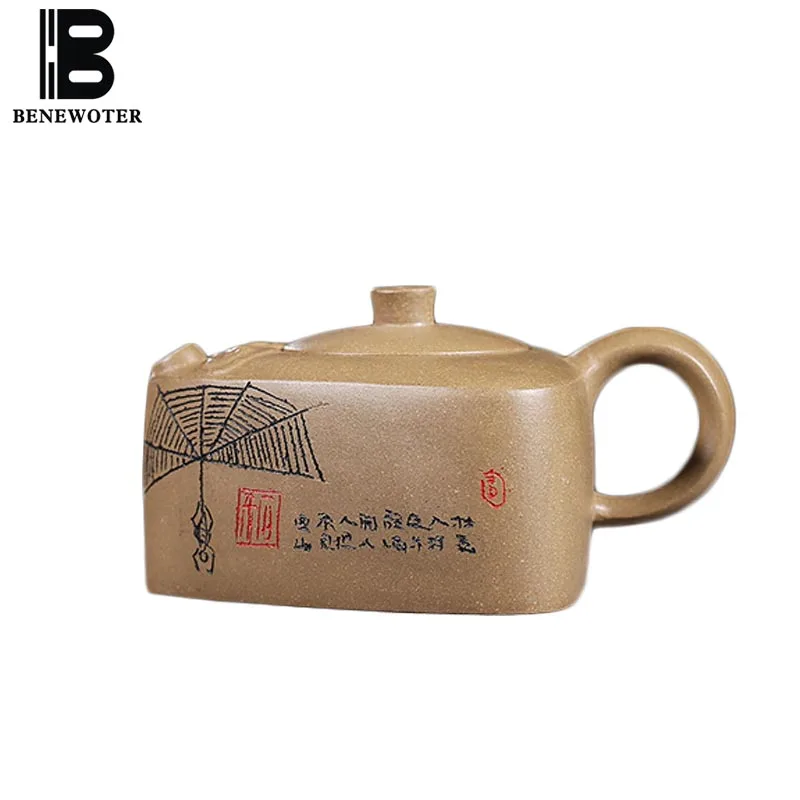 

190ml Authentic Yixing Purple Clay Teapot Health Duan Mud Raw Ore Zisha Pot Creative Drinkware Green Tea Tieguanyin Kettle Gifts