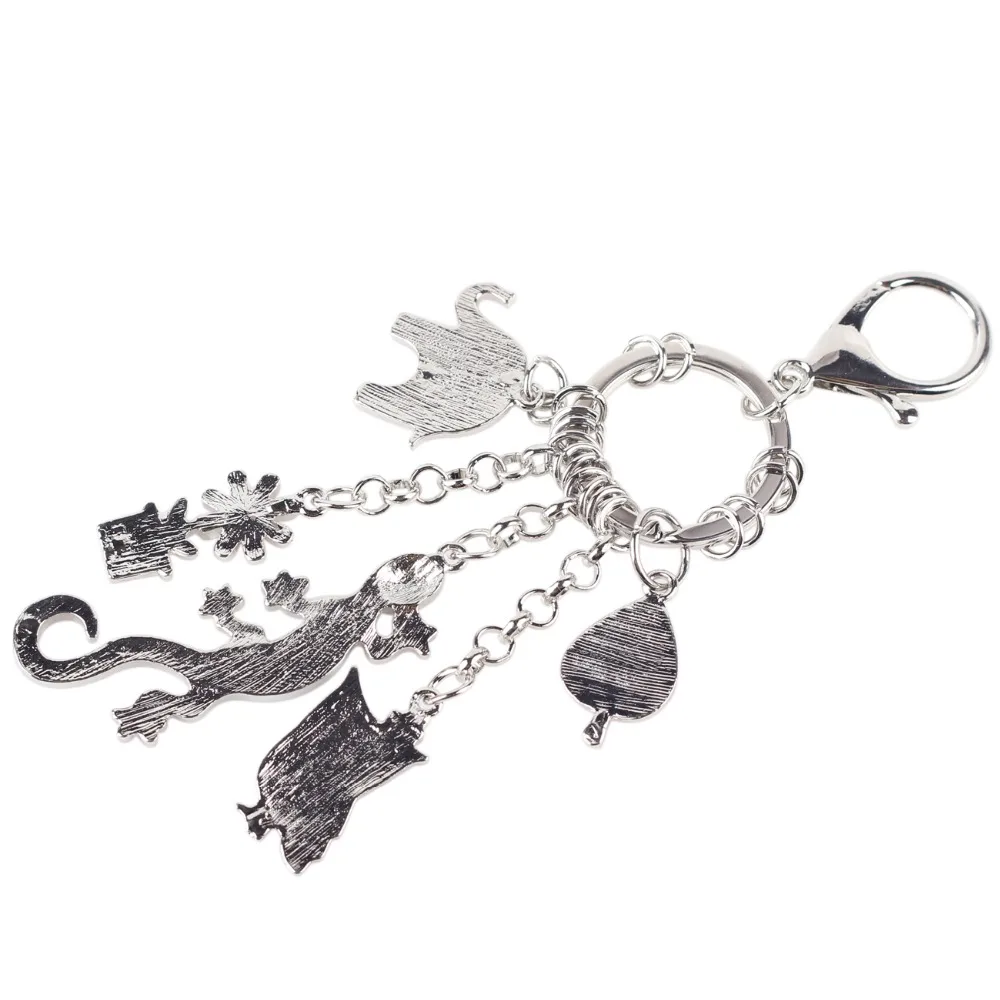 Женский брелок с эмалью Gecko Lizard Owl Elephant Ювелирное Украшение 2019|key chain|key key chainelephant
