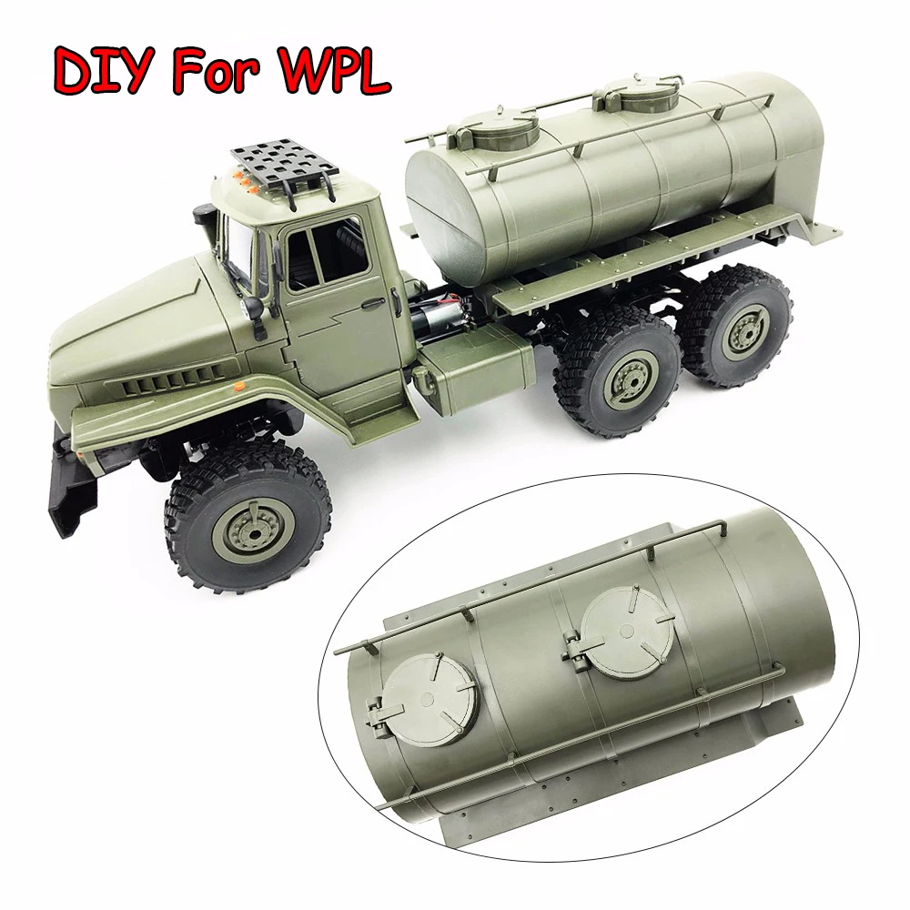 WPL Remote Control Remodel Accessory Oil Transport Tank Car Tanker