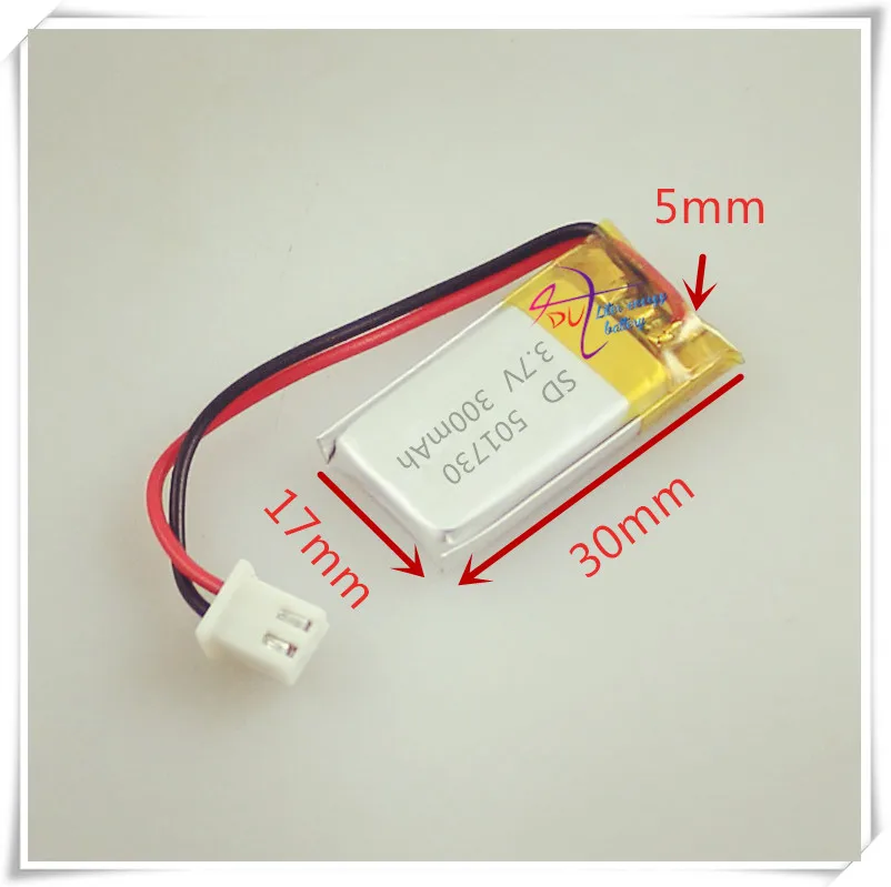 Li-po XH2.54 300mAh 501730 3 7 V литий-полимерный аккумулятор запись точка чтения ручка Bluetooth